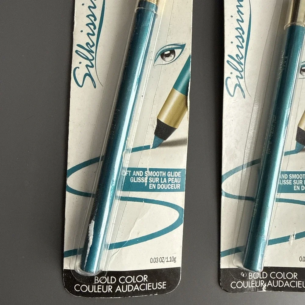 Lot X 2 L'Oréal Paris Infallible Silkissime Pencil Eyeliner 260 True Teal Need
